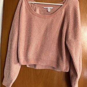 Victoria’s Secret Vintage Chunky Cropped Sweater Top Medium